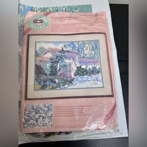 Cross stitch Dimensions 1988 Carmel Mission, by Linda Kesler, 16x12(40x30cm)